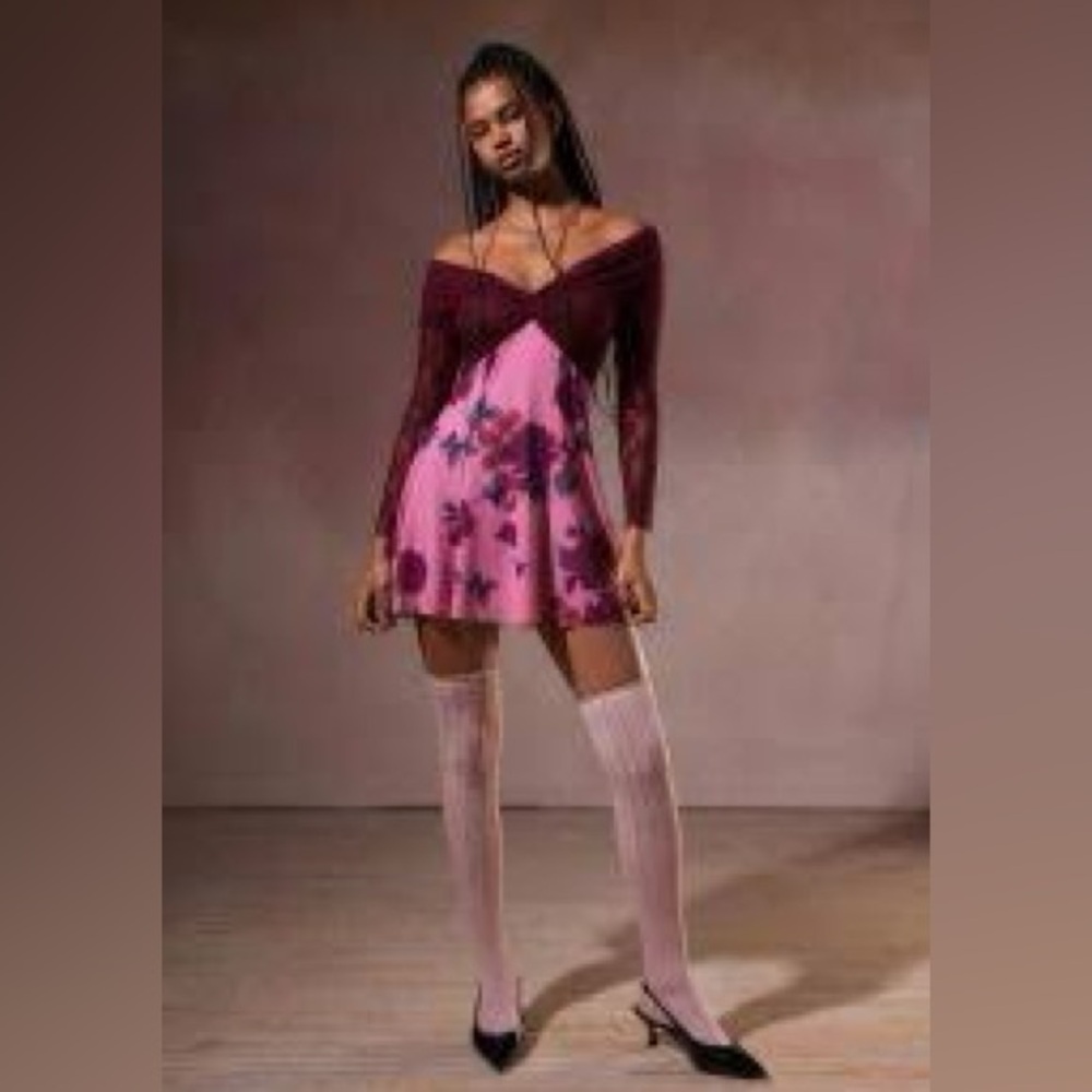 Kimchi Blue Sydney Off the Shoulder mini dress